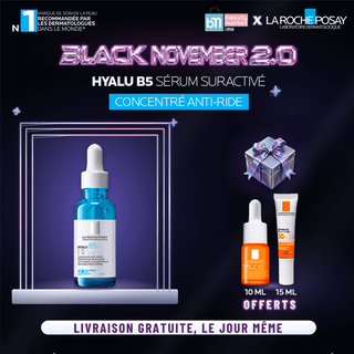 LA ROCHE POSAY HYALU B5 SÉRUM 30 ML = MINI VITAMIN C12 10ML + ANTHELIOS FLUIDE 15ML OFFERTS