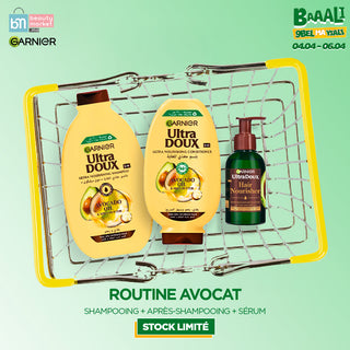 Garnier Routine Avocat Coffret – Oil Serum + Shampooing 200ml + Après-Shampooing 200ml