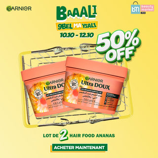Garnier ultra doux hair food ananas 390ml + vitamines c, e & f = LE 2ÈME À -50%