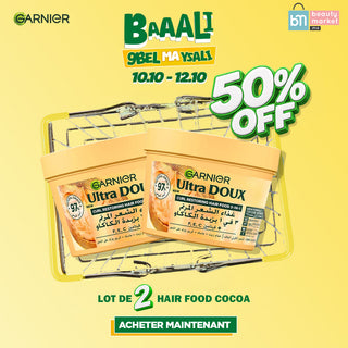 Garnier ultra doux hair food masque au beurre de cocoa pour cheveux boucles 390ML = Le 2ème À -50%