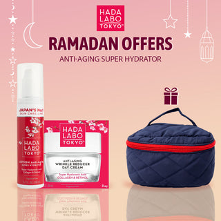 HADA LABO TOKYO PACK CRÈME ANTI-ÂGE JOUR + LOTION ANTI-AGING = TROUSSE OFFERTE