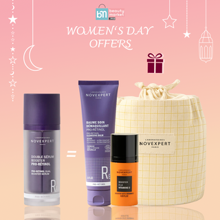 Novexpert Routine Anti-Âge – Double Sérum Booster Pro-Rétinol 30ml + Cleansing Balm 150ml + Pochon & Mini Sérum Vitamine C Offerts
