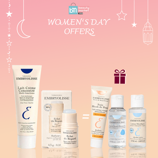 Embryolisse Pack Beauté Lait-Crème Concentré 75 ml + Éclat du Regard Stick 4,5 g + 3 Soins Offerts