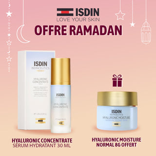 ISDIN ISDINCEUTICS SERUM HYALURONIC CONCENTRATE 30 ML = HYALURONIC MOISTURE NORMAL 8G OFFERT
