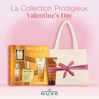 NUXE COFFRET LA COLLECTION PRODIGIEUX = REVE DE MIEL GEL 100ML + SAC OFFERTS