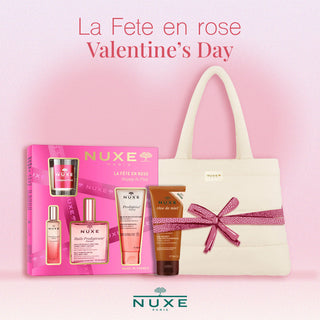 NUXE COFFRET HAPPY IN PINK LA FETE EN ROSE = REVE DE MIEL GEL 100ML + SAC OFFERTS