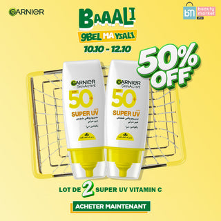 Garnier super uv invisible serum sunscreen spf 50 pa++++ uva/b = LE 2ÈME À -50%