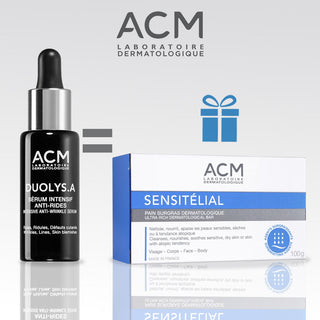 ACM DUOLYS A SERUM INTENSIF ANTI RIDES 30ML = SENSITELIAL PAIN SURGRAS 100 G OFFERT
