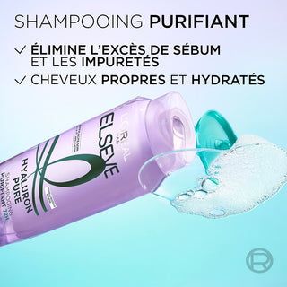 Elseve hyaluron pure shampooing purifiant 72h 200ml