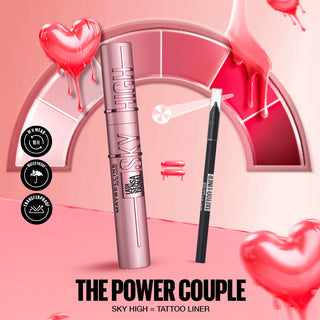 MAYBELLINE NEW YORK – MASCARA LASH SENSATIONAL SKY HIGH = TATTOO LINER OFFERT