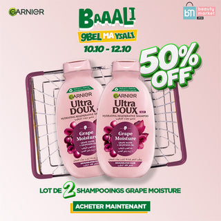Garnier Duo Ultra Doux Shampooing Hydratant Régénérant Vignes Merveilleuses 200 Ml = Le 2ème À -50%