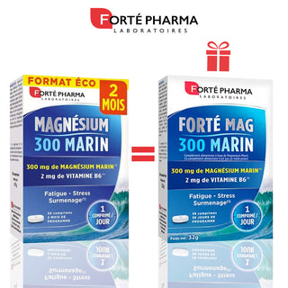 FORTE PHARMA MAGNÉSIUM 300 MARIN 56 COMPRIMÉS = MAGNÉSIUM 300 MARIN 28 COMPRIMÉS