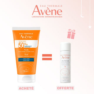 Avène Solaire Fluide Très Haute Protection – Spf 50+ 50ml = EAU THERMALE OFFERTE