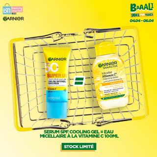 GARNIER SUPER UV COOLING GEL 30ML = MINI VITAMINE C 100 ML OFFERTE