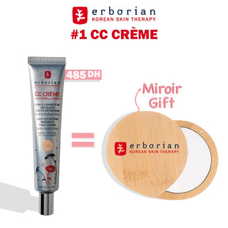 Erborian CC Crème à la Centella Asiatica SPF25 45 ML = Miroir offert