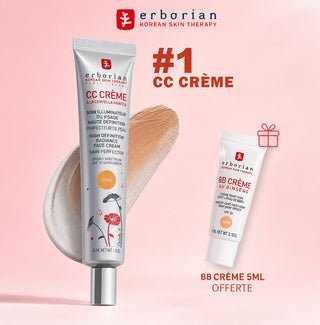 Erborian CC Crème à la Centella Asiatica SPF25 45 ML DORE = BB CRÈME 5ML DORE OFFERTE