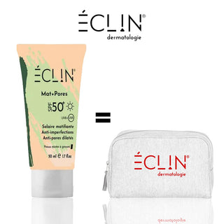 ECLIN CRÈME SOLAIRE SPF50+ MAT+PORES 50ML = Trousse offerte