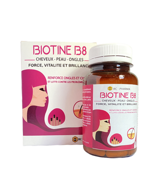 بيوتين ب8 للشعر - البشرة - الأظافر - علبة 40 كبسولة