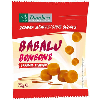 Damhert Babalu Bonbons au Caramel Sans Sucres – 75 g