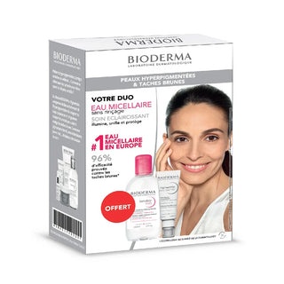 BIODERMA COFFRET PIGMENTBIO DAYLI CARE SPF 50 + SENSIBIO H2O 250ML OFFERT