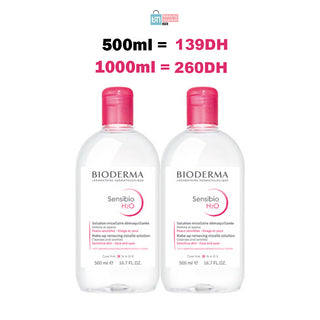 OFFRE PROMOTIONNELLE X2 Bioderma Sensibio H2O Solution Micellaire 500ml