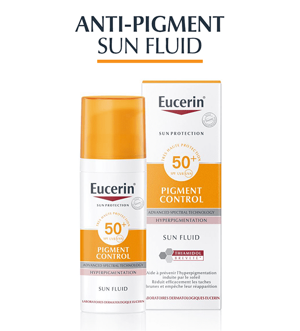 Eucerin – Sun Pigment Control Fluid SPF50+ – 50 ml = Trousse OFFERTE