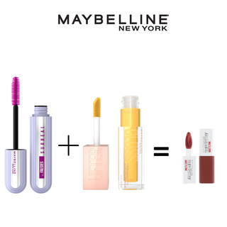 Maybelline Falsies Surreal Lash Extension Mascara + LIFTER GLOSS À LÈVRES REPULPANT = Superstay Matink Mini 2.7 ml OFFERT026 =