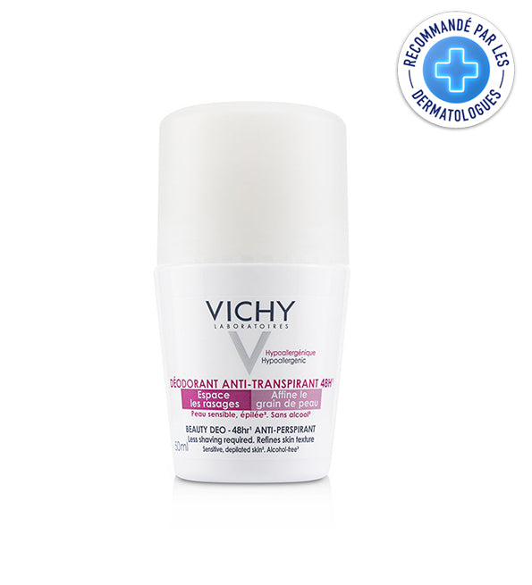 Vichy Déodorant éclaircissant Anti-Transpirant 48H Peau sensible – 50 ml
