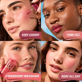 Revolution Superdewy Blush Plump Serum Liquid Blush Pink Fizz Soft Pink