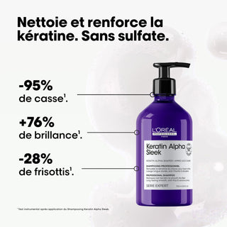 L'ORÉAL PROFESSIONNEL KERATIN ALPHA SLEEK SHAMPOOING 500ML