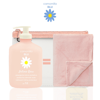 Camomilla Blu Gel Intimorosa Nettoyant Intime Neutre Ph 7 – 300 ml = Trousse + Serviette OFFERTS