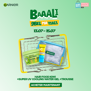 Garnier SUPER UV COOLING GEL 30ML + HAIR FOOD KIWI = TROUSSE OFFERTE
