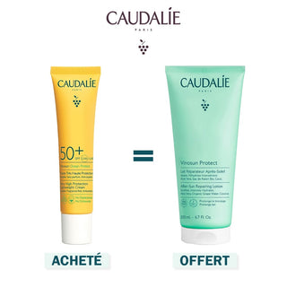 Caudalie Vinosun Ocean Protect SPF50 40 ML = LAIT APRÈS SOLEIL  200 ML OFFERT