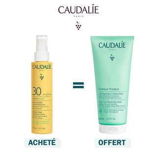 CAUDALIE Spray Solaire Lacté SPF30 = LAIT APRÈS SOLEIL OFFERT