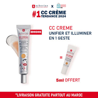 Erborian CC Crème à la Centella Asiatica SPF25 45 ML = BB Crème 5ml OFFERT