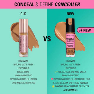 Revolution Conceal and Define Full Coverage Concealer C6N