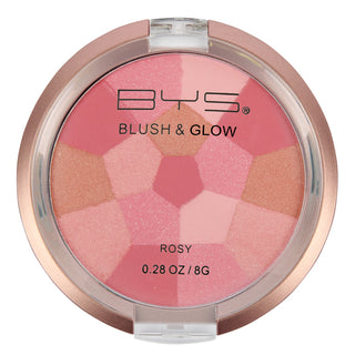 BYS Blush & Bronze Mosaic Compact Rosy