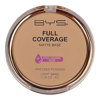 BYS Pressed Powder Full Coverage Light Sand