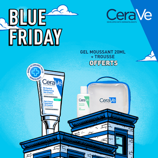 Cerave gel creme hydratant oil control peaux mixtes a grasses 52 ml = Gel moussant 20ml + Trousse OFFERTS