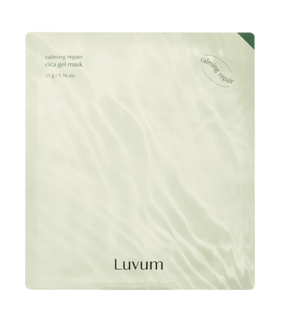 Luvum Calming Repair Cica Gel Mask 33g/5sheets – masque apaisant et réparateur à la Centella Asiatica pour peau sensible
