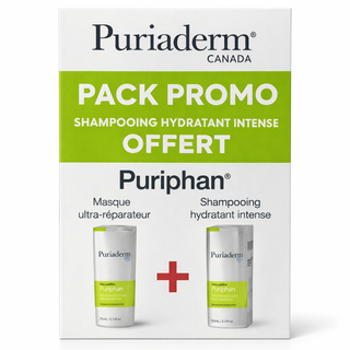 Puriaderm Puriphan Masque Ultra-Reparateur 200ml+Puriphan Shampoing Hydratant 200ml *Pack Promo