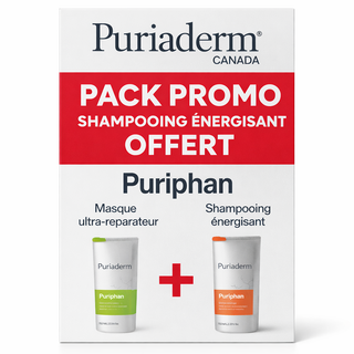 Puriaderm Puriphan Masque Ultra-Reparateur 200ml+Puriphan Shampoing Energissant 200ml Pack Promo