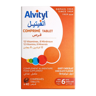 ALVITYL VITALITÉ MULTIVITAMINES 40 COMPRIMÉS