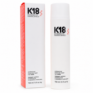 K18 Hair Professional Molecular Repair Hair Mask 150 ml – Masque Réparateur Moléculaire Sans Rinçage