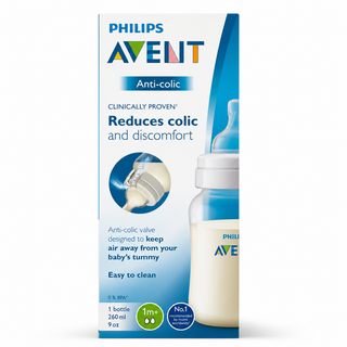 Avent  Biberon Anti-Colic 260 ml  1 mois SCF813/61