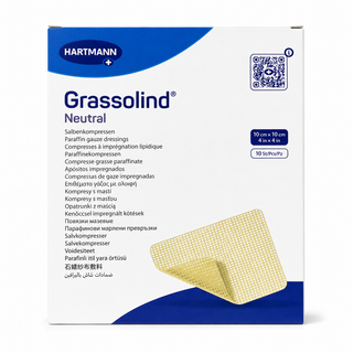 HARTMANN GRASSOLIND NEUTRAL PANSEMENT GRAS 10X10CM