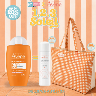 Avène Solaire Ultra Fluid Éclat Radiance SPF50+ 50ml =Eau Thermale 50ml+Sac Offerts