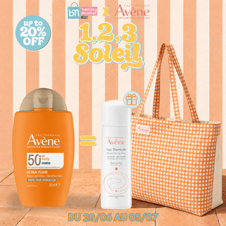 Avène Ultra Fluid Perfecteur SPF50+ Blue Light 50ml = Eau Thermale 50ml+ sac Offerts