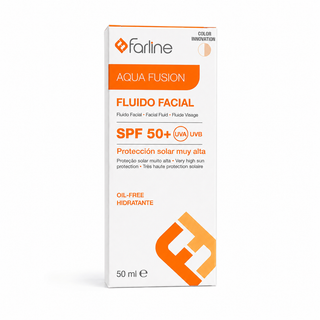 FARLINE Aqua Fusion Fluide Facial SPF 50+ Teinté 50 ml