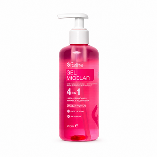 FARLINE Gel Micellaire Nettoyant et Démaquillant 4 en 1 – 250 ml
